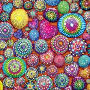 Kodak Vibrant Mandala Puzzle - Multicolor 1000 pieces